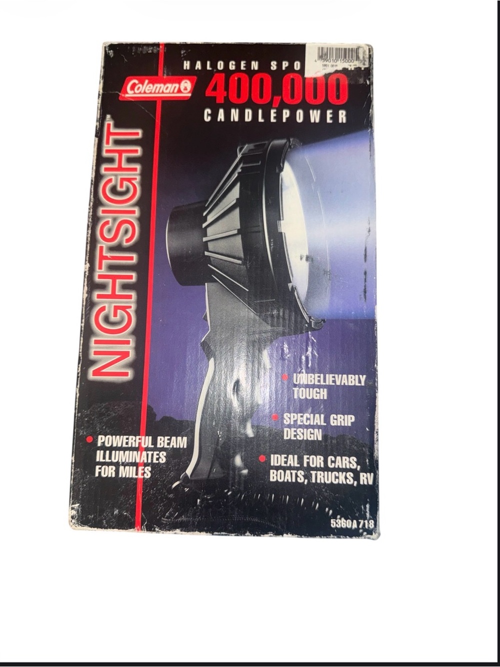 Coleman Black Nightsight 400,000 Candlepower Spotlight
